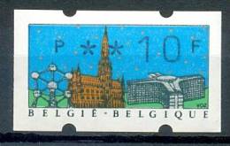 Belgien Klussendorf ATM VA81 Belgica 10F (1990) MNH - Andere & Zonder Classificatie