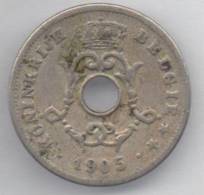 BELGIO 10 CENTS 1905 - 10 Cents