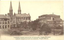 CATHEDRALE ET EVECHE CONSTRUITS PAR UN MISSIONNAIRE,  RANGOON ( BIRMANIE ) - Myanmar (Burma)