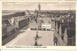 LUTHERSTADT WITTENBERG VOM TURME DER STADTKIRCHE GESEHEN. - Wittenberg