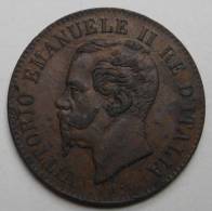 Italia 2 Centesimi 1867 M Km 2.1 - 1861-1878 : Vittoro Emanuele II