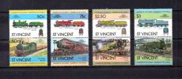 St.  Vincent   1983  .- Y&T  Nº   704/705 - 708/713   ( C/charniere ) - St.Vincent (1979-...)