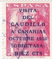 ESPAGNE TIMBRE DE 1950 N° 807 A  ( Caudillo 16 ,5 ) - Usados