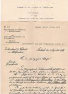 3 Schreiben 1919-1920, Ansbach Zuchtverband Für Fleckvieh In Mittelfranken, Landwirtschaft - Historical Documents
