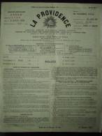 - Police D´assurance - La Providence - 1949 - Vern D' Anjou - Le Lion D' Angers - Jules Clavreul - L . Perruchet - - Bank & Insurance