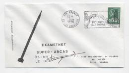 KOUROU 1976 - Lancement EXAMETNET - SUPER ARCAS 35-89 - Signature Dir Des Opérations - Europe