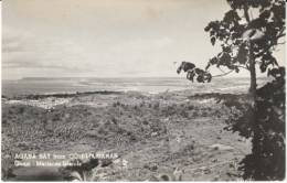 Guam, Agana Bay Seen From Com-Marianas, C1940s/50s Vintage Real Photo Postcard - Guam