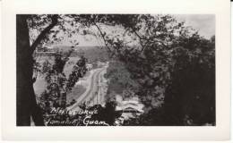 Tamuning Guam, Marine Drive, Autos Buildings, C1940s/50s Vintage Real Photo Postcard - Guam