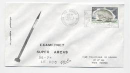 KOUROU 1975 - Lancement EXAMETNET - SUPER ARCAS 35-71 - Signature Dir Des Opérations - Europe