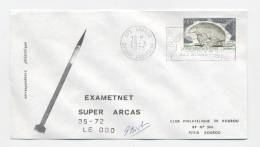 KOUROU 1975 - Lancement EXAMETNET SUPER ARCAS 35-72 - Signature Dir Des Opérations - Europe