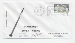 KOUROU 1975 - Lancement EXAMETNET - SUPER ARCAS 35-83 - Signature Dir Des Opérations - Europe