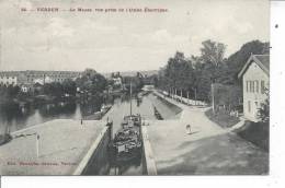 PENICHE - VERDUN - La Meuse - Vue Prise De L'usine électrique - Péniches