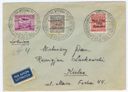 Poland Poznan 1934 Mi 285+286 On Special Cover With Special Cancels. - Covers & Documents