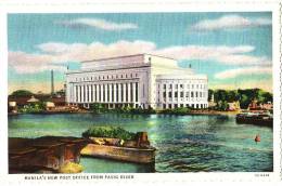 Manila's New Post Office From Pasig River - Philippinen