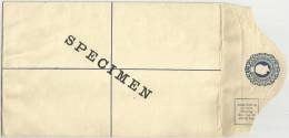 Cyprus 1900 Postal Stationery Envelope Recommandée - SPECIMEN - Registered Cover - Cipro (...-1960)