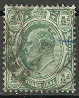 TRANSVAAL King König Edward VII 1/2 D O - Transvaal (1870-1909)