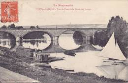 CPA - 27 - PONT DE L'ARCHE - Vue Du Pont De La Route Des Damps - Pont-de-l'Arche