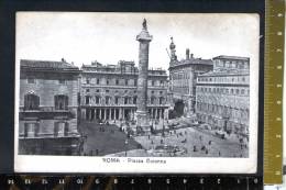 D2546 Roma . Piazza Colonna - Old Mini Card - Animata, Animè - Orte & Plätze