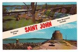 Greetings From Saint John New Brunswick - Canada - Souvenir Nouveau Brunswick - St. John