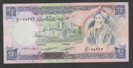 SYRIA ,SYRIE, 25 Syrian Pounds, 1982 ,No:102c,(3), VF. - Siria