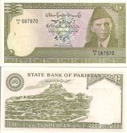 Pakistan P-39, 10 Rupee, Mohammed Ali Jinnah / Moenjo-d-aro (Mound Of The Dead) - Pakistan