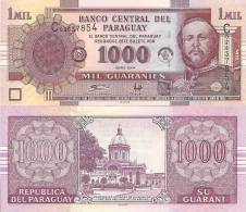 Paraguay P222a, 1000 Guarani, Francisco Solano Lopez / Legislative Bldg - Paraguay