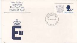 New Zealand 1970 Queen Elizabeth 10c FDC - FDC