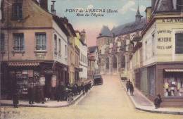 CPA - 27 - PONT DE L'ARCHE - Rue De L'église - Pont-de-l'Arche