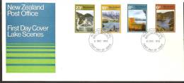 New Zealand 1972 Mountain Lakes FDC - FDC