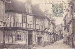 CPA - 27 - PONT DE L'ARCHE- Rue De L'abbaye Sans Toile - 15 - Pont-de-l'Arche