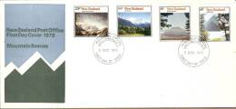 New Zealand 1973 Mountain Scenes FDC - FDC