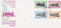 New Zealand 1973 Steam Locomotives FDC - FDC