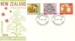 New Zealand 1974 Christmas FDC - FDC