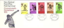 New Zealand 1974 Commonwealth Games FDC - FDC