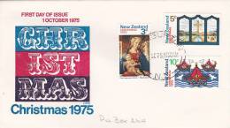 New Zealand 1975 Christmas OPB  FDC - FDC