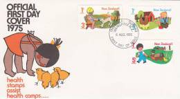 New Zealand 1975 Health FDC - FDC