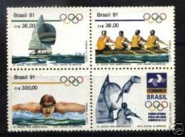 Brasile - 1991 - Nuovo - Sport - Mi N. 2404/06 - Unused Stamps