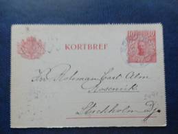 A2491   1911  KORTBREF - Postwaardestukken