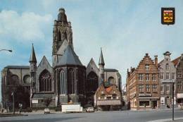 Oudenaarde - De Gotische Ste Walburgakerk Op De Markt - Oudenaarde