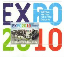 Czech Republic / S/S / Expo 2010 Shanghai China - Unused Stamps