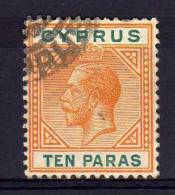 Cyprus - 1912 - 10 Paras Definitive (Watermark Multiple Crown CA) - Used - Chipre (...-1960)