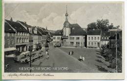 Apolda, Marktplatz Mit Rathaus Um 1940/1950, Verlag: Trinks&Co., Leipzig. Nr.32, Postkarte Mit Frankatur, Mit Stempel, - Apolda