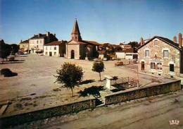 C 8129 - Nantiat- 87 - La Place De L'église  - Belle Cp - Rare - - Nantiat