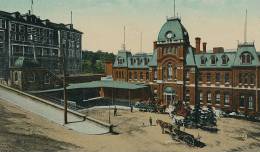 KKS 196/ C P A    - CANADA -  HALIFAX -  I C R STATION AND KING EDWARD HOTEL - Halifax