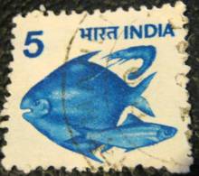 India 1979 Fish 5p - Used - Gebruikt