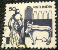 India 1982 Milk Production 50p - Used - Gebraucht