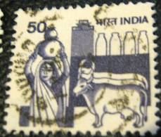 India 1982 Milk Production 50p - Used - Gebraucht