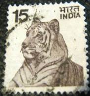 India 1975 Tiger 15p - Used - Used Stamps