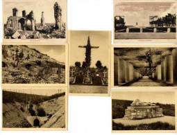 GUERRE 14 - 18  MONUMENTS FORTS RAVIN DE LA MORT HAUDROMONT ETC ...  ENSEMBLE DE 16 CPA - Monuments Aux Morts