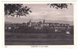 ROMONT Et Les Alpes - Romont